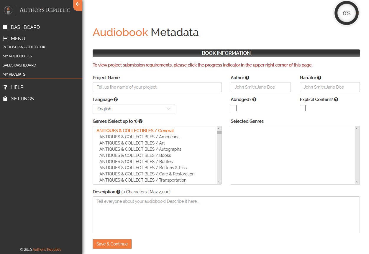 Supply Metadata